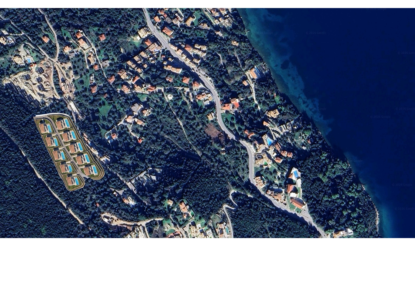 Aerial view of the project location in Nikiana
